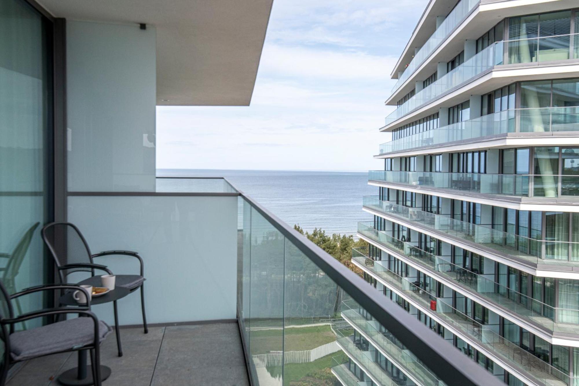 米兹多洛杰Wave Panorama 8Th Floor Sea View公寓 外观 照片